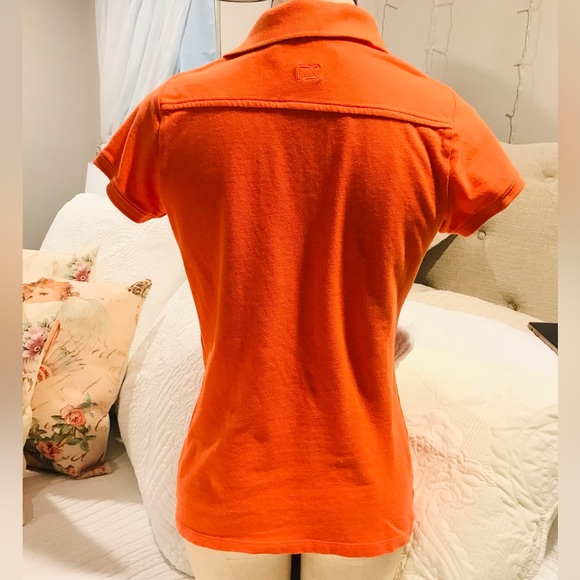 Collage Orange 🍊 Sweet Spot Skinny Polo Cutter&Buck - Picture 4 of 9